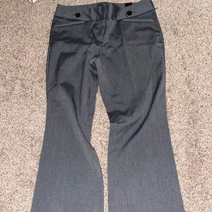 The Limited Gray Exact Stretch Bootcut Dress Pants